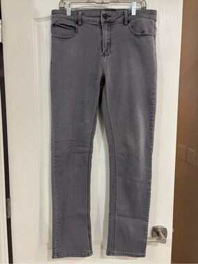 Ezekiel Men's Gray Slim Fit 305 Chopper Jeans Sz 36